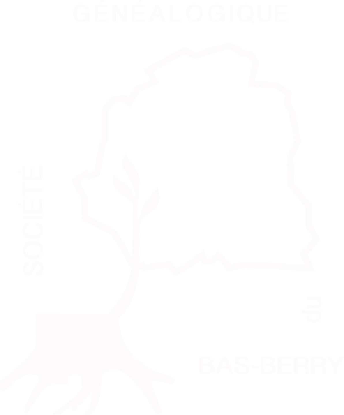 Logo de la Société généalogique du Bas Berry